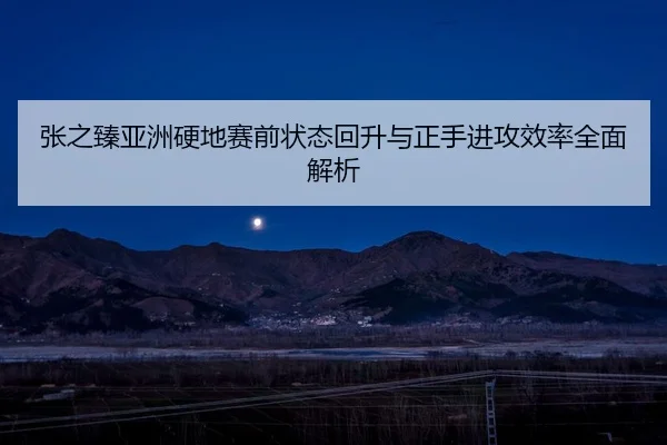 张之臻亚洲硬地赛前状态回升与正手进攻效率全面解析
